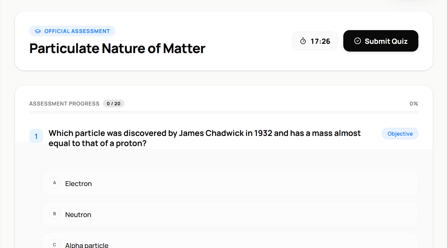 Interactive Quiz 1